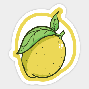 lemon Sticker